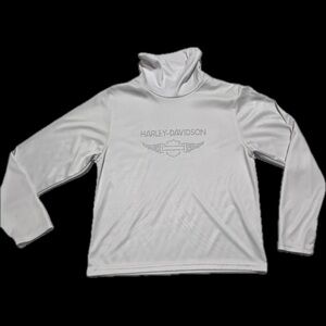 Harley-Davidson White Embellished Top